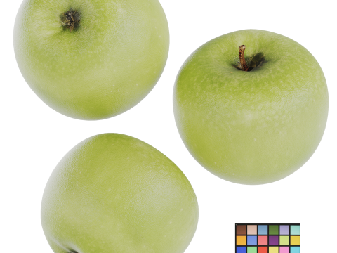 Green Apple Modello 3D
