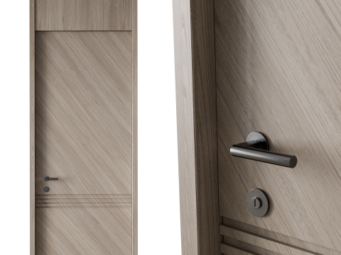 Door set 01 3D Modell