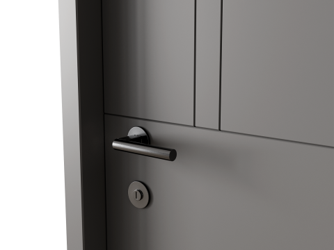 Door set 02 3D Модель