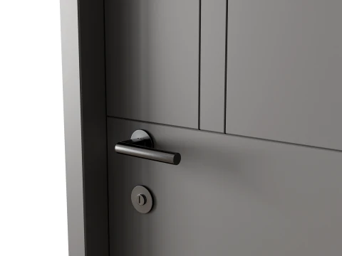 Door set 02 3D Model