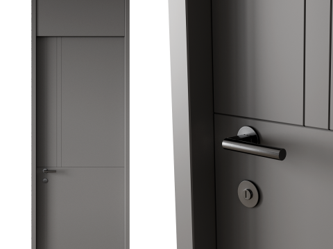 Door set 02 3D Модель
