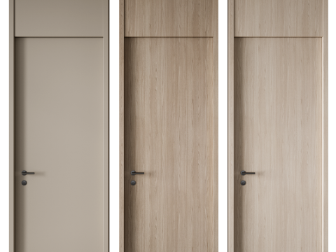 Door set 03 3D 模型