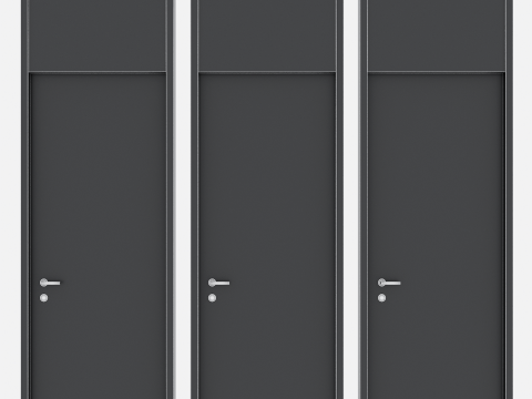 Door set 03 3D Модель