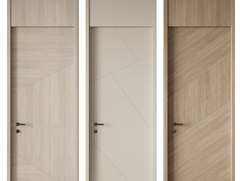 Door set 04 3D Модель