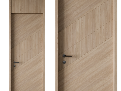 Door set 04 Model 3D