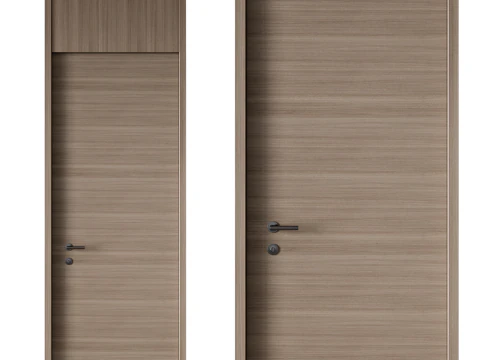 Door set 05 3D Model