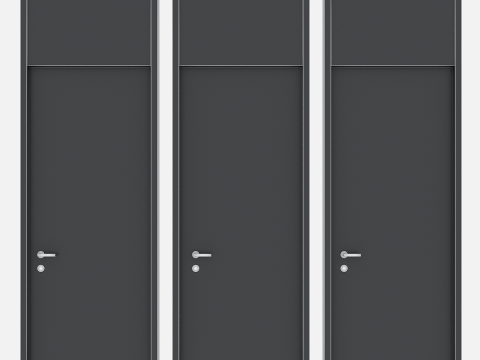 Door set 05 3D 모델