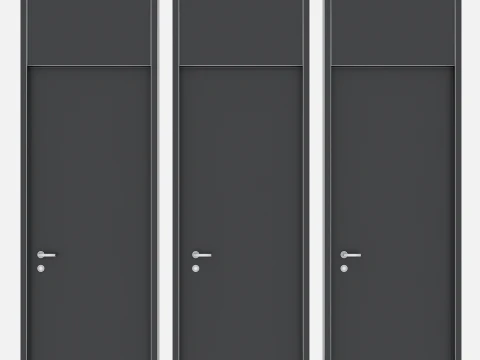 Door set 05 3D Model