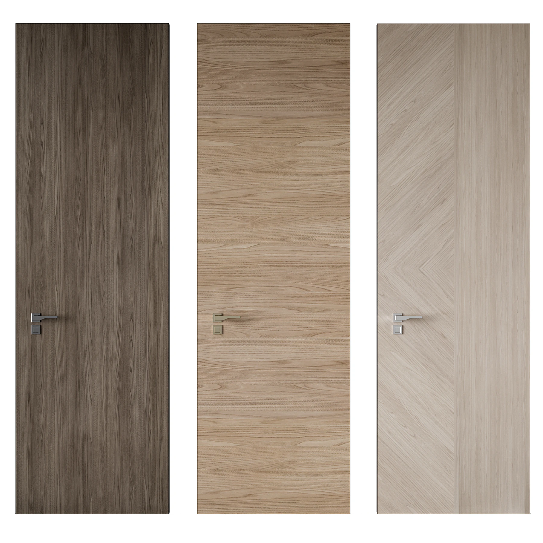 Door set 06 3D Model .c4d .max .obj .3ds .fbx .stl .blend 
