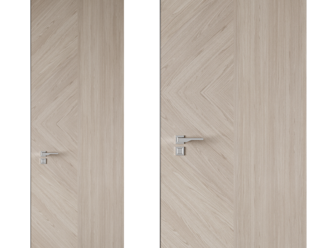 Door set 06 Modello 3D