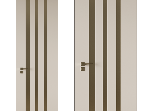 Door set 08 3D Model