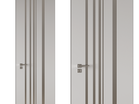 Door set 08 3D Model