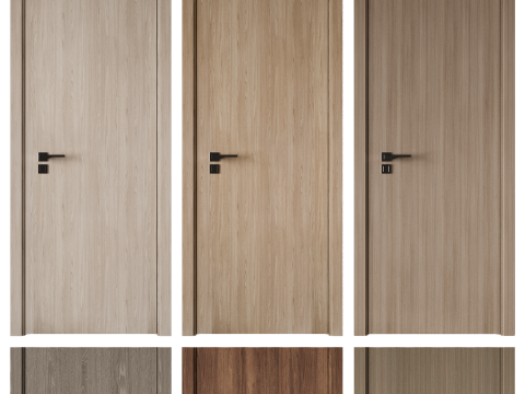 Door set 09 Model 3D