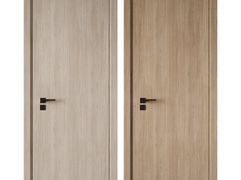 Door set 09 3D Model