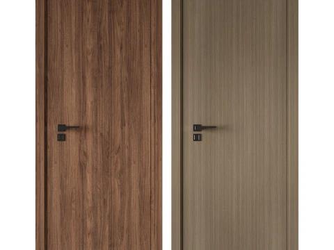Door set 09 3D Model