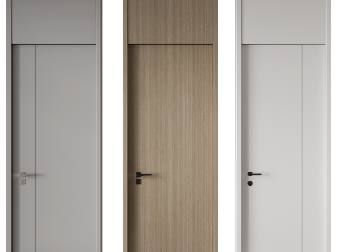 Door set 10 3D Модель