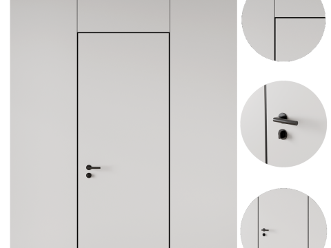 Door set 12 3D Model