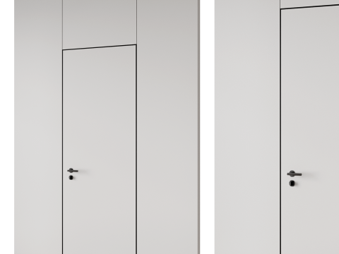 Door set 12 3D 模型