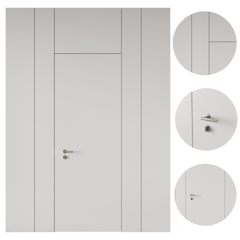 Door set 14 3Dモデル .c4d .max .obj .3ds .fbx .stl .blend 