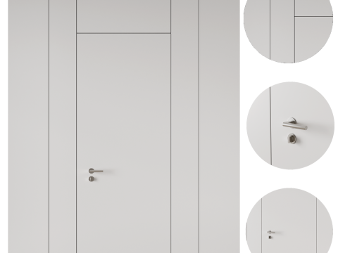 Door set 14 3D 模型