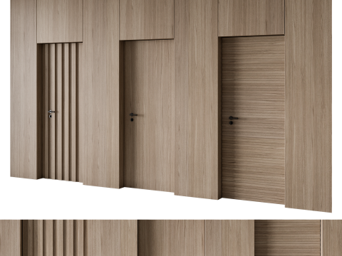 Door set 16 Modelo 3D