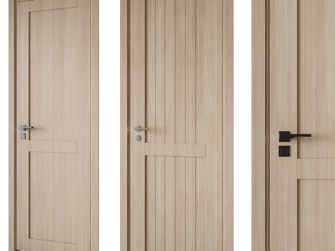 Door set 17 Modello 3D
