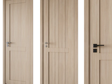 Door set 17 3D Model