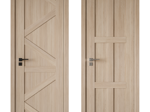 Door set 18 Model 3D