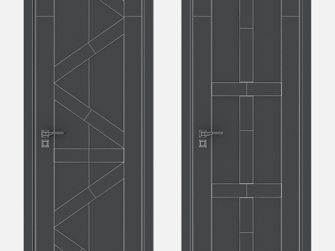 Door set 18 3D Modell