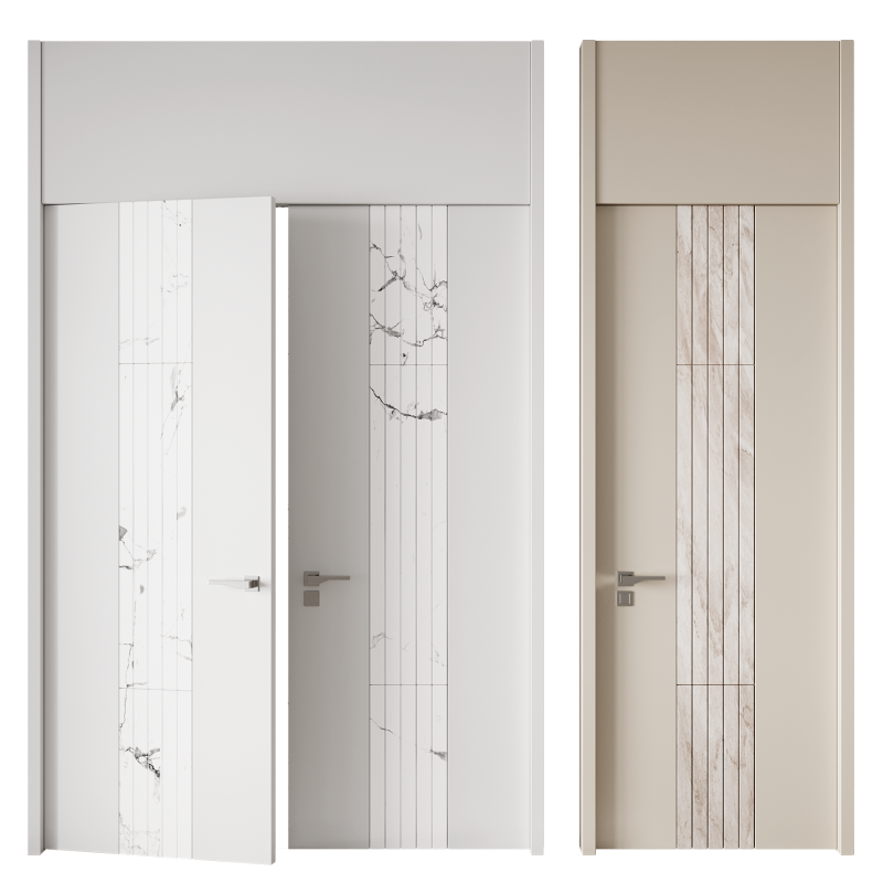 Door set 19 3D 모델 .c4d .max .obj .3ds .fbx .stl .blend 