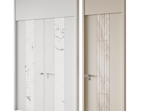 Door set 19 3D 모델