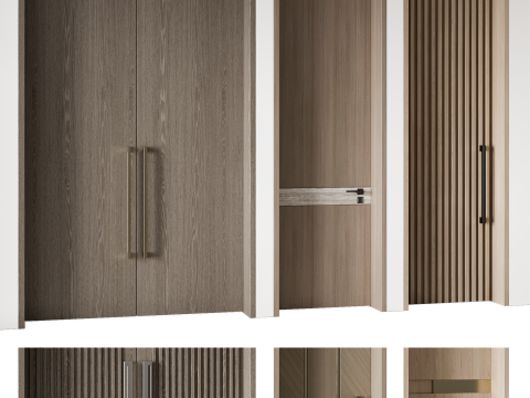 Door set 20 Model 3D