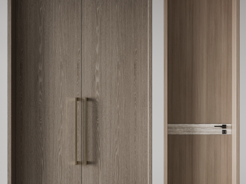 Door set 20 Modello 3D