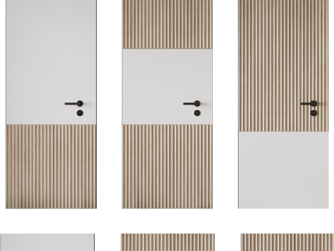Door set 21 Modello 3D