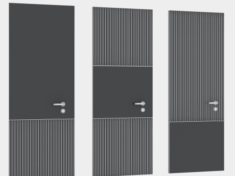 Door set 21 3D Модель