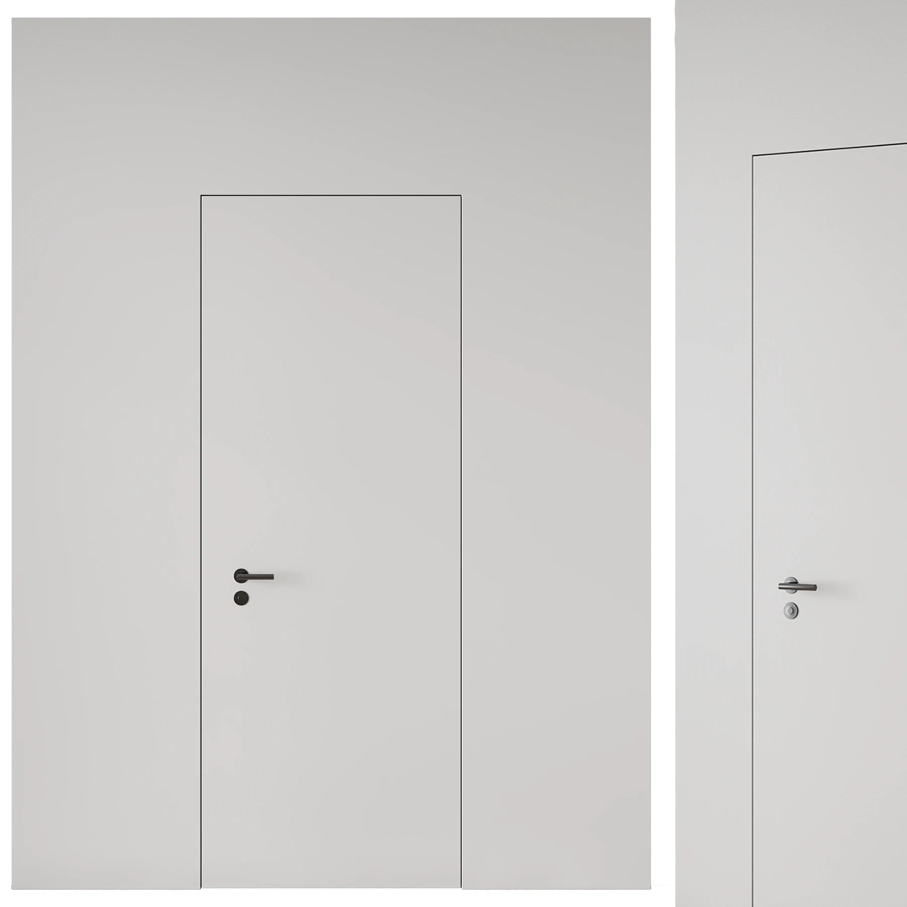 Door set 24 3D Model .c4d .max .obj .3ds .fbx .stl .blend 