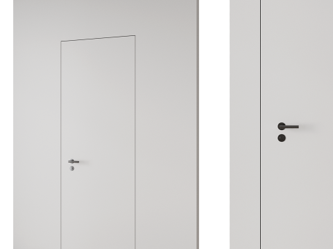 Door set 24 3D 模型