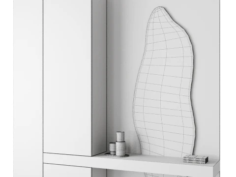 Hallway 002 3D Model