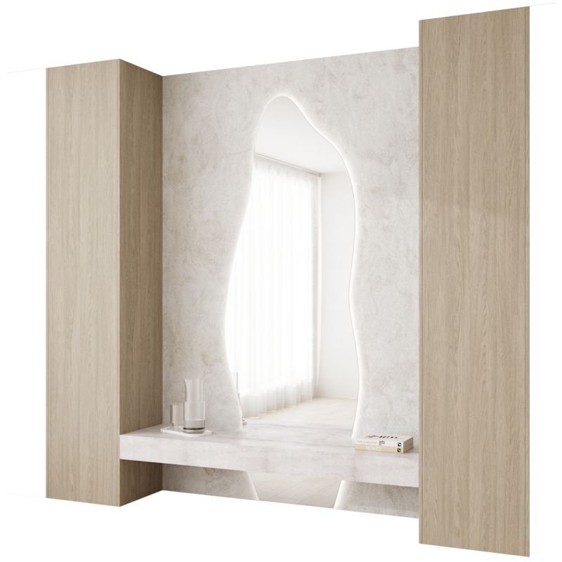 Hallway 03 3D Model .c4d .max .obj .3ds .fbx .stl .blend