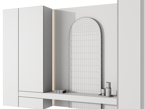 Hallway 04 3D Model