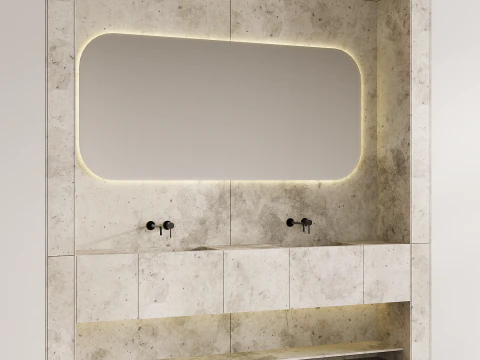 Bathroom furniture 01 3D Model
