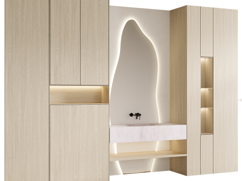 Bathroom furniture 3 3D Model