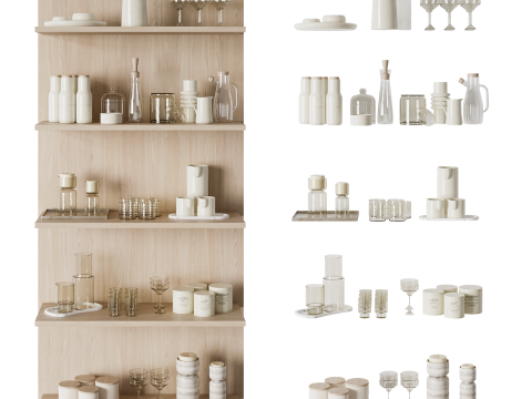 Kitchen decore 01 3D 模型
