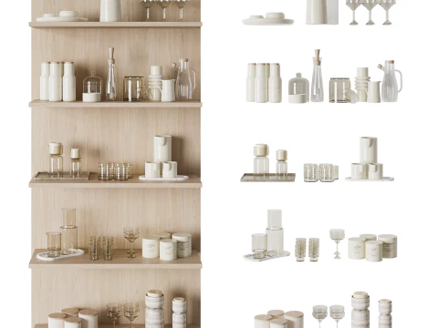 Kitchen decore 01 3D Model