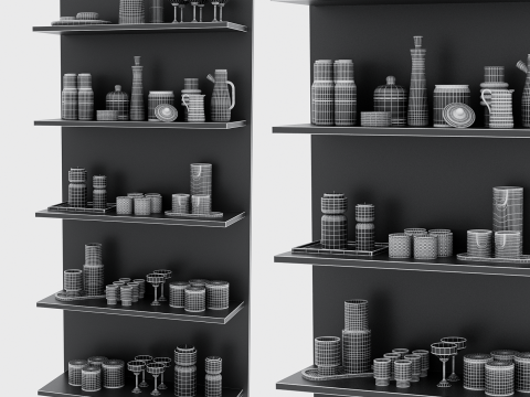 Kitchen decore 01 3D 模型