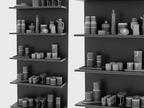 Kitchen decore 01 3D Model