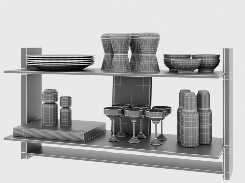 Kitchen decore 02 Modello 3D