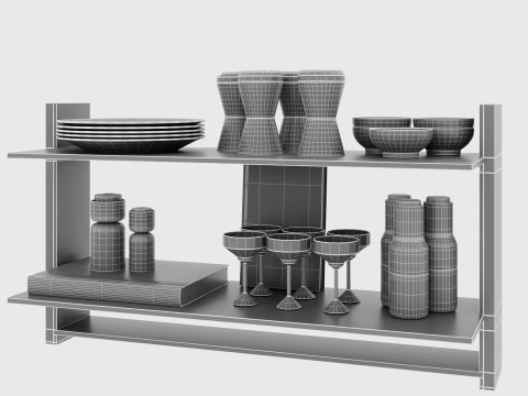 Kitchen decore 02 3D Model
