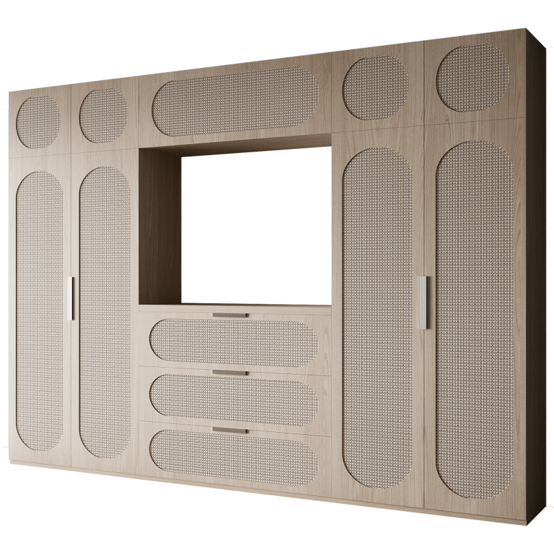 Wardrobe 03 3D Model .c4d .max .obj .3ds .fbx .stl .blend 