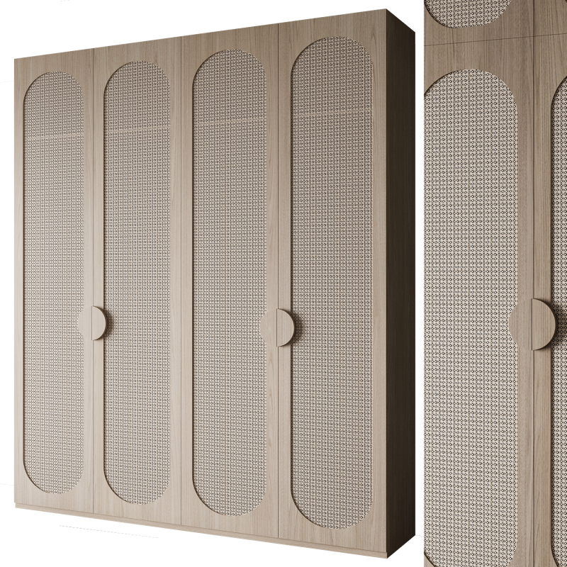 Wardrobe 06 Model 3D .c4d .max .obj .3ds .fbx .stl .blend